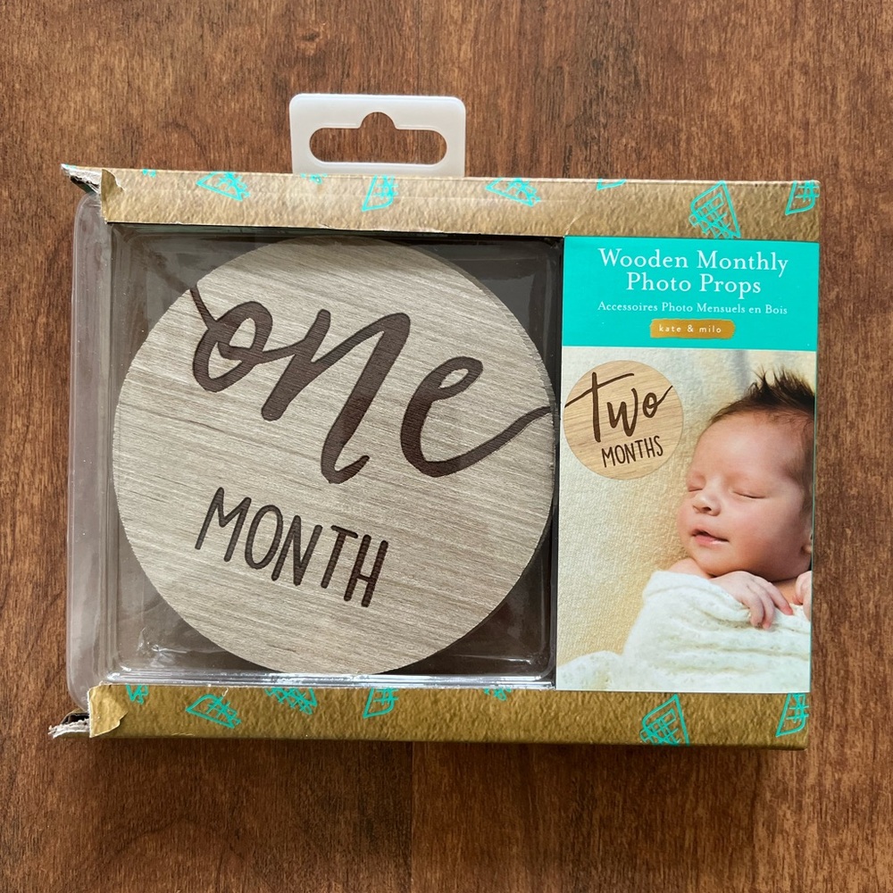 Wooden Monthly Photo Props